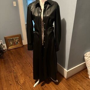 ZARA pleather duster/jacket NWOT